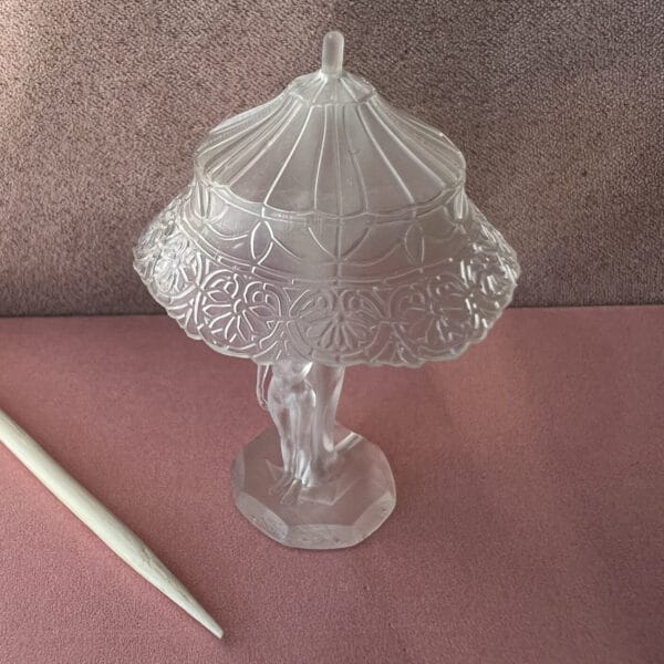 Tiffany lampeskærm med "glas mosaik"